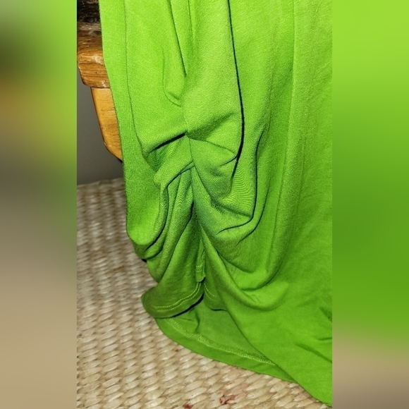 Ubu bamboo length adjustable tropical green sleeveless dress Medium - Picture 5 of 7